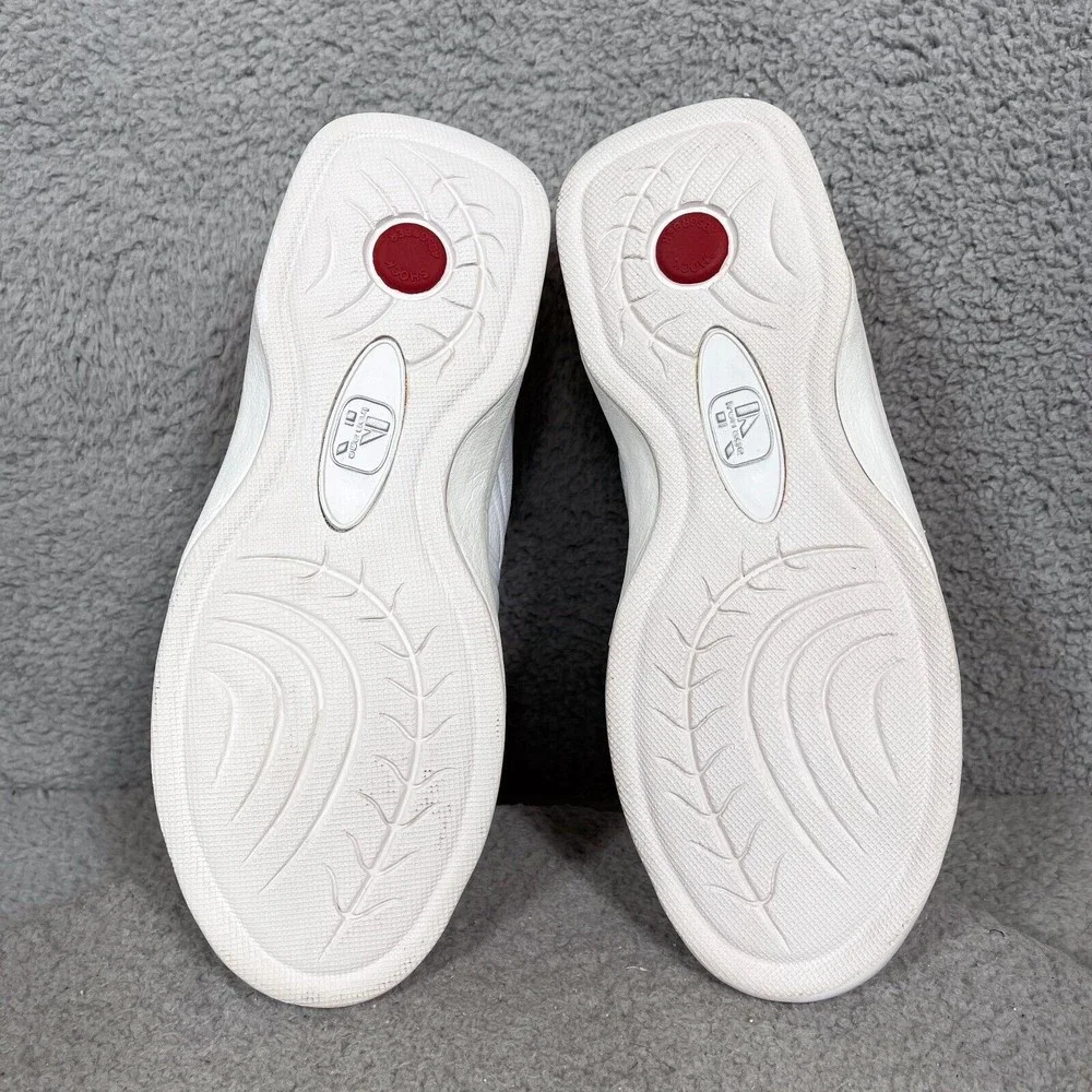 Iron Age Work Safety Shoes Sneakers Mens Size‎ 7 Wide White Leather Steel Toe